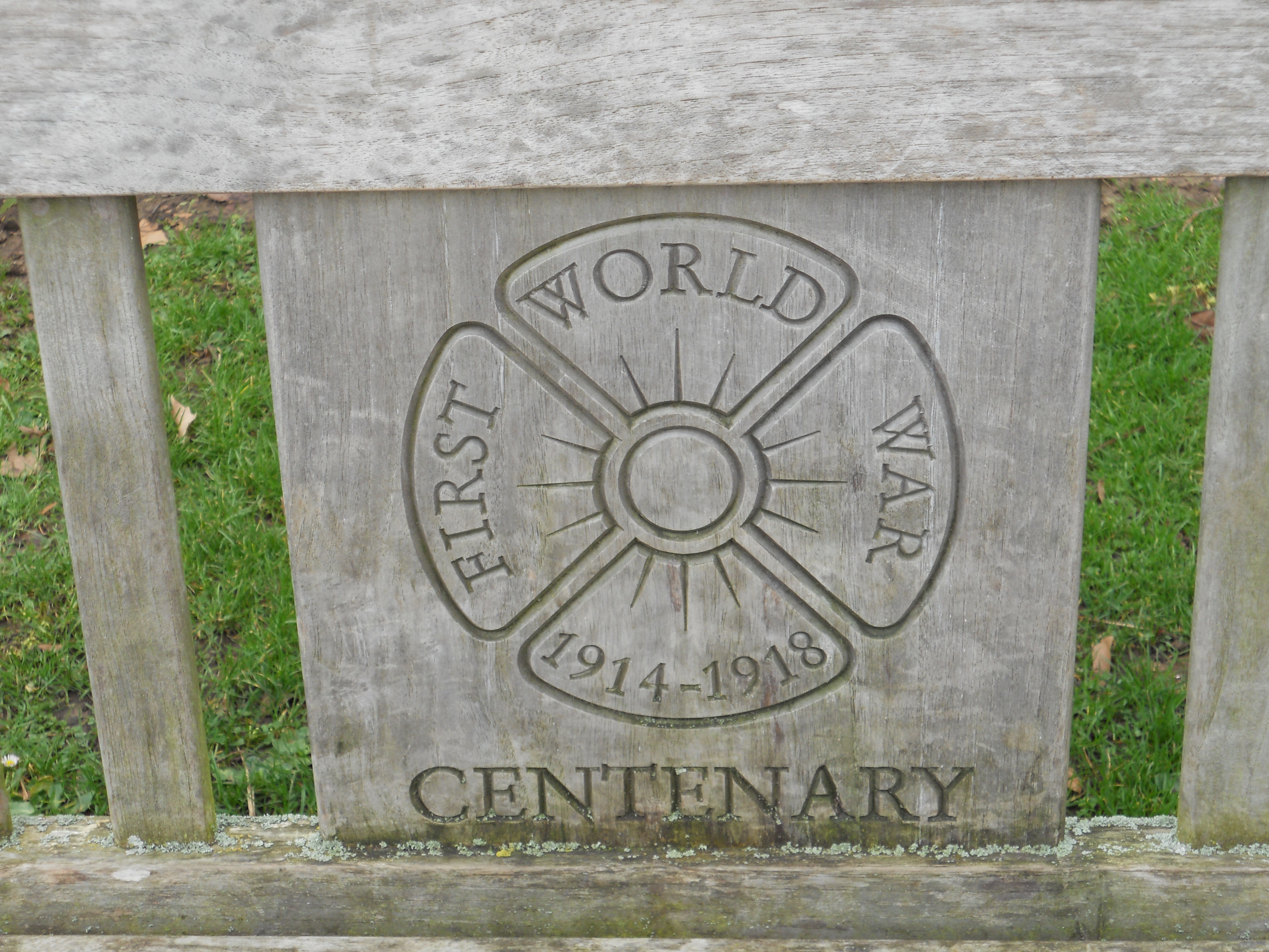 World War One Centenary plaque