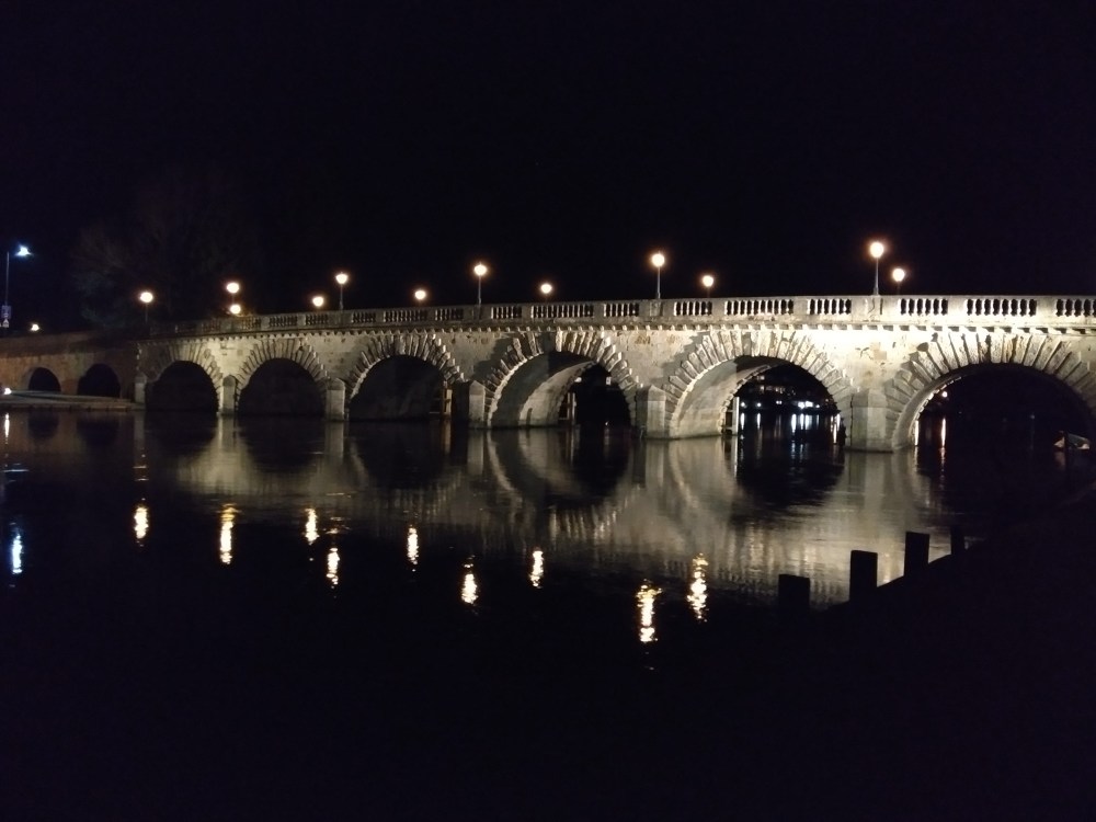Reflections of Maidenhead Bridge in the Thames