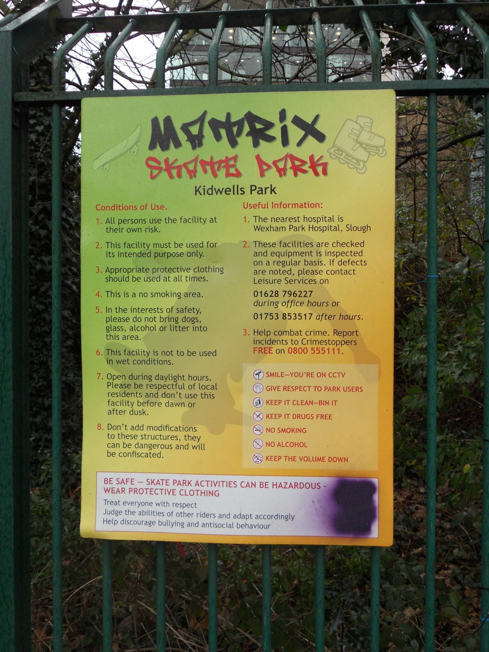 Kidwells Park Matrix Skate Park 