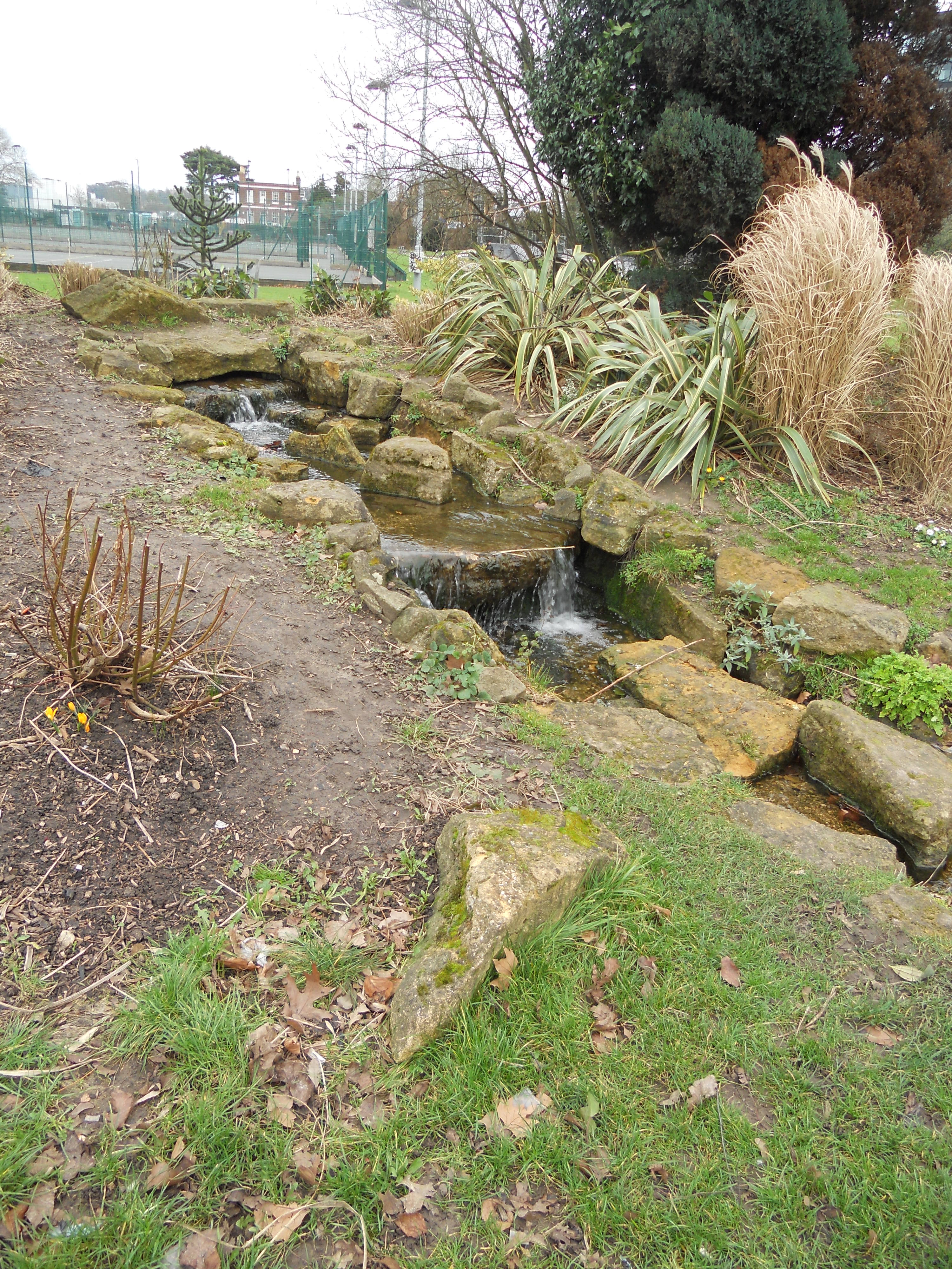 Kidwells Park babbling brook