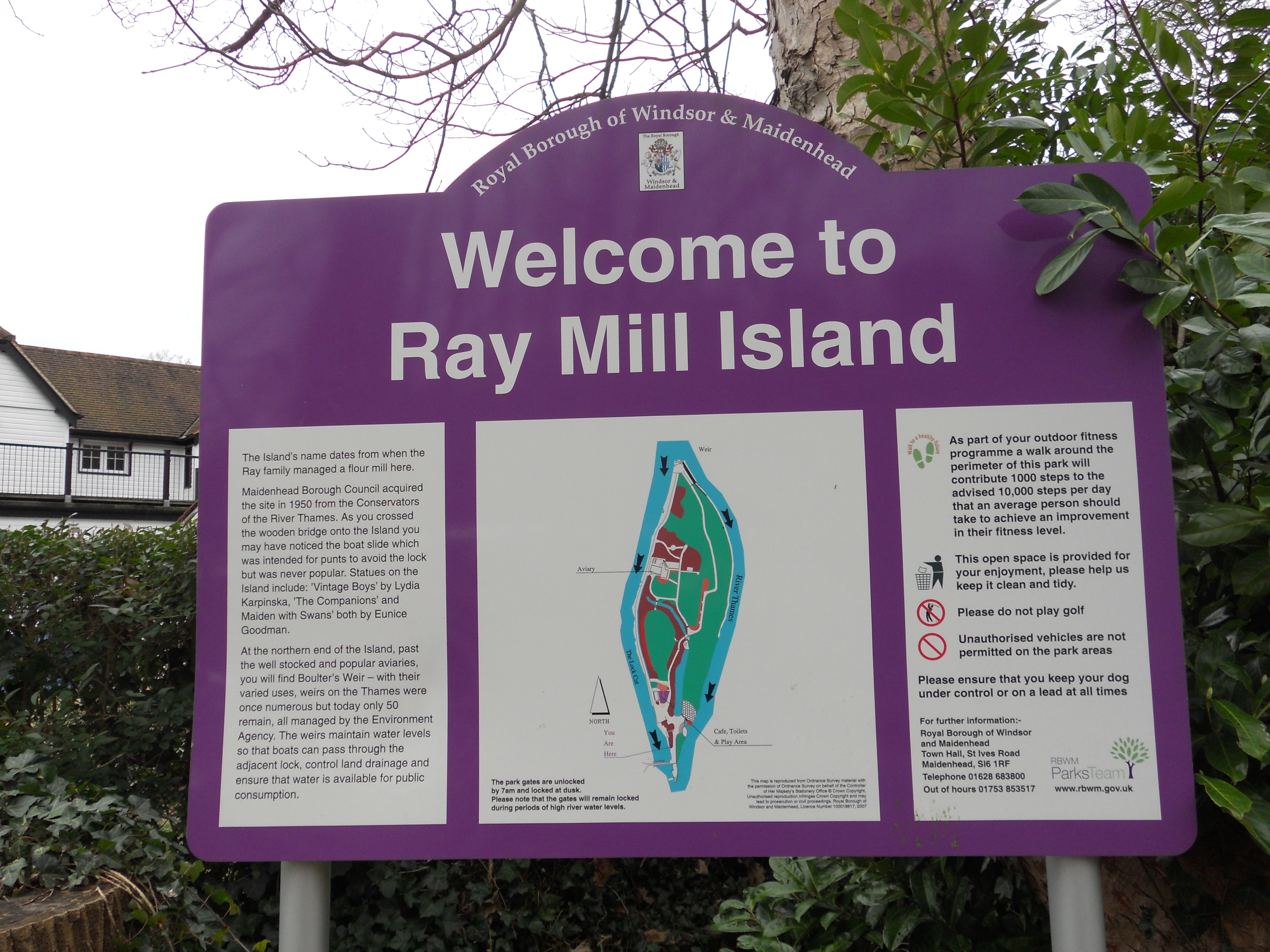 Ray Mill Island information