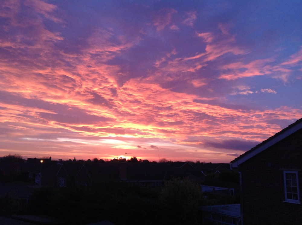 Early morning sunrise over Maidenhead
