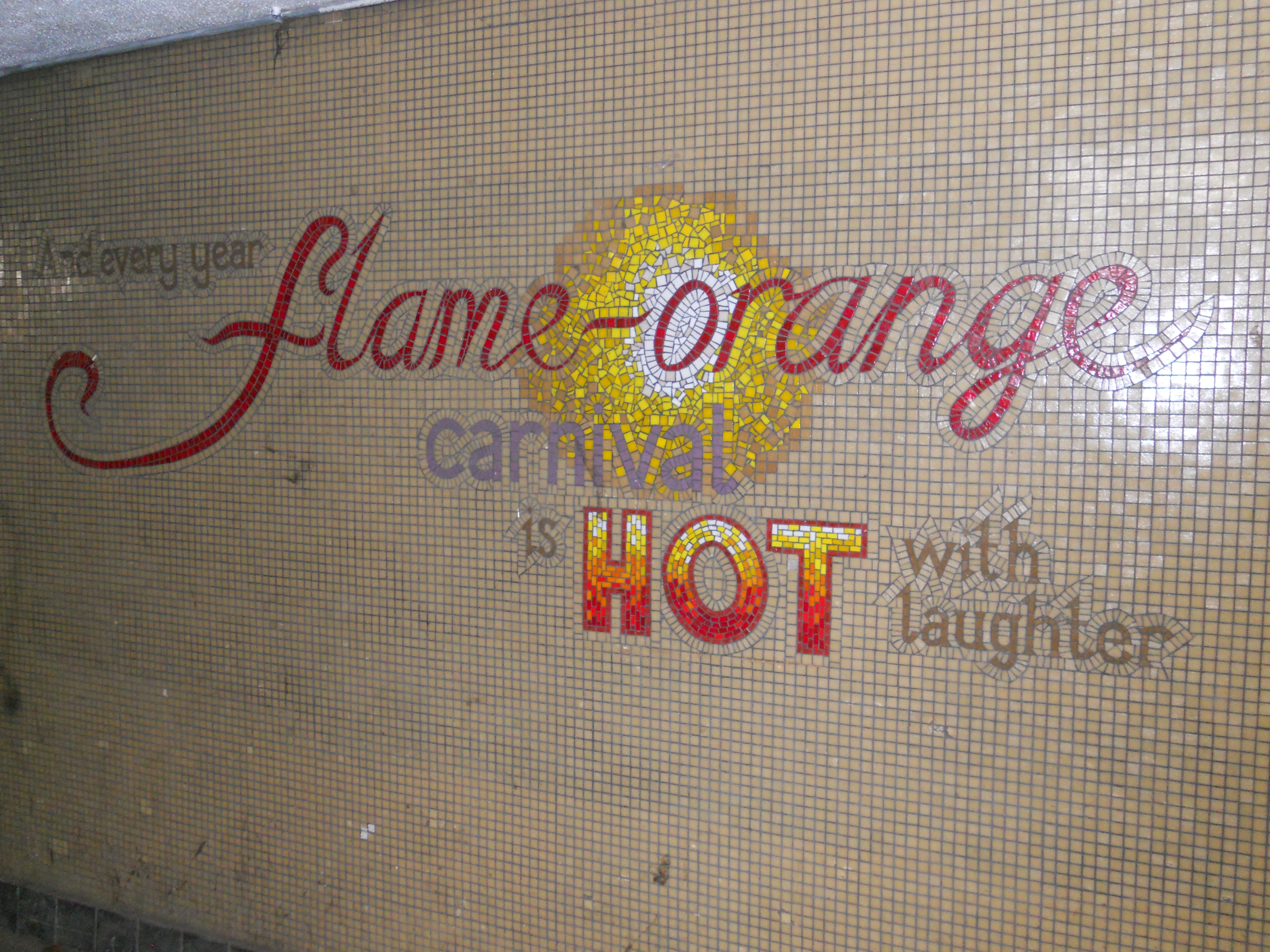 Underpass abstract art