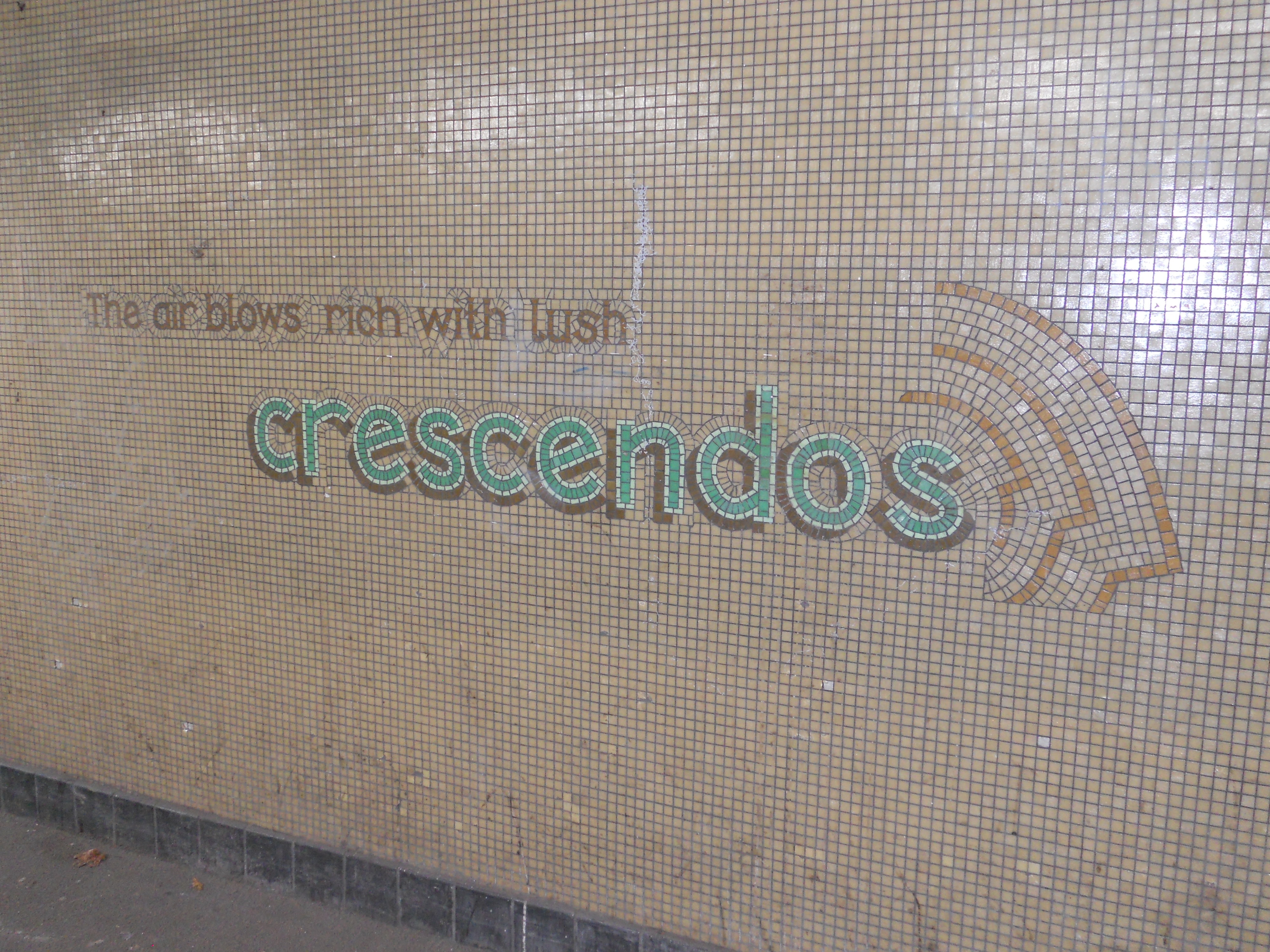 Underpass abstract art