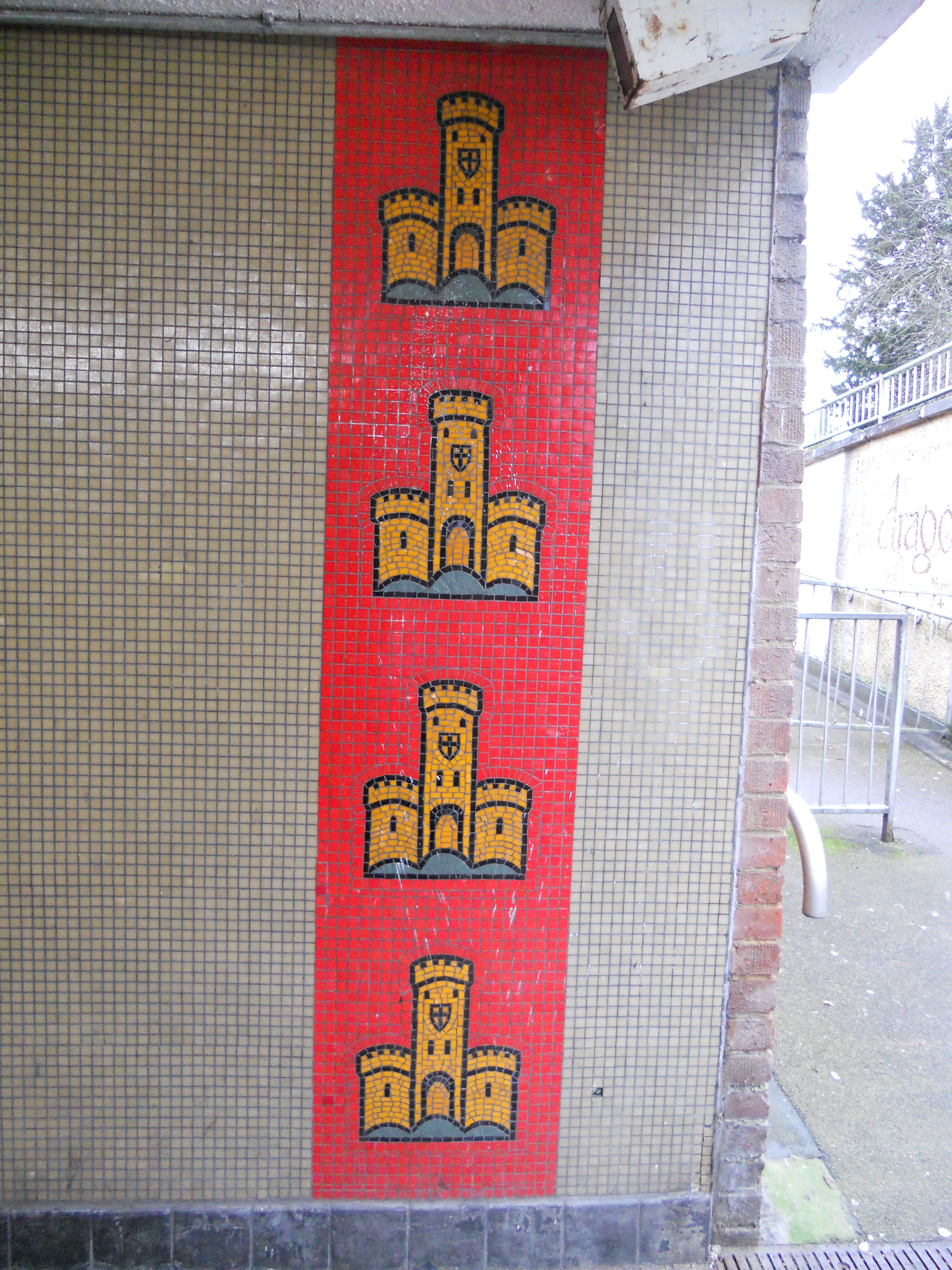 Underpass abstract art