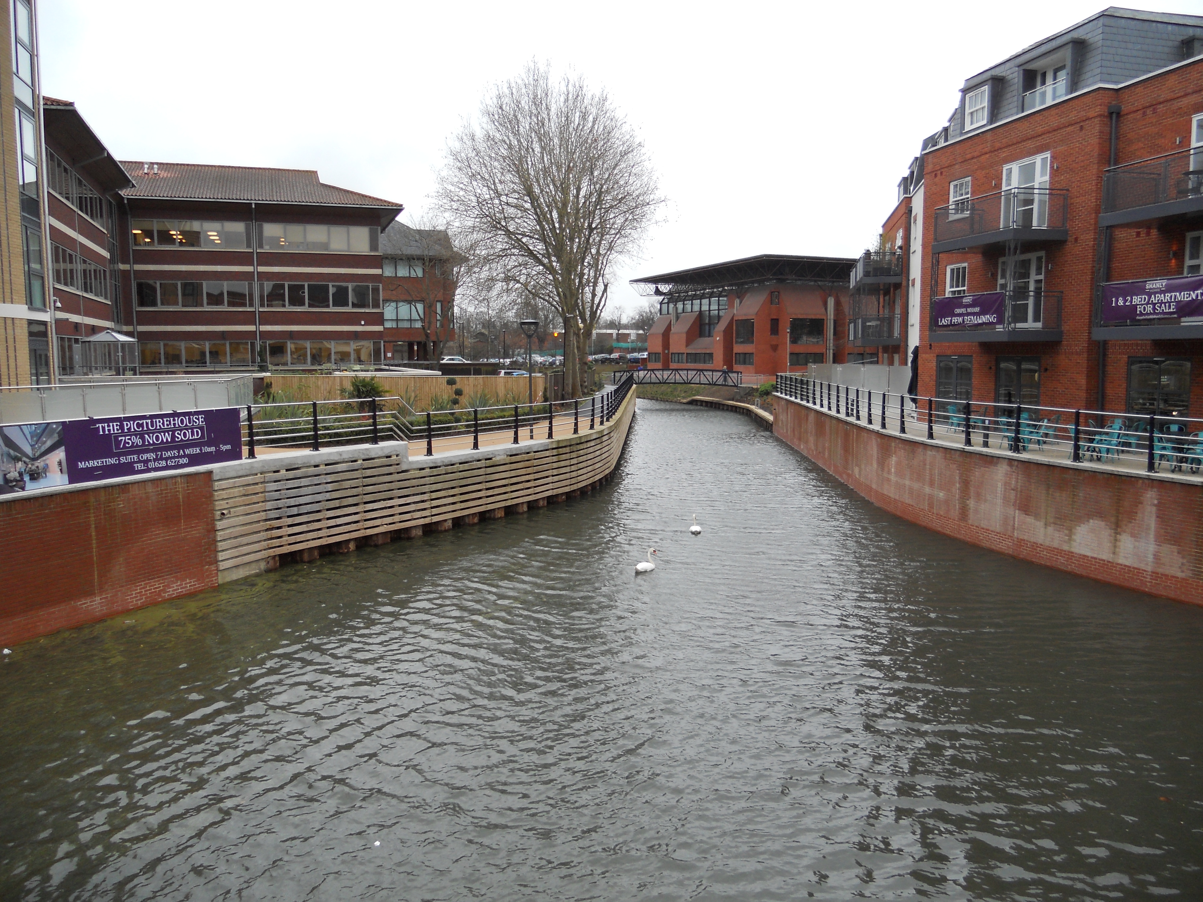 York Stream towards the end of the High Street