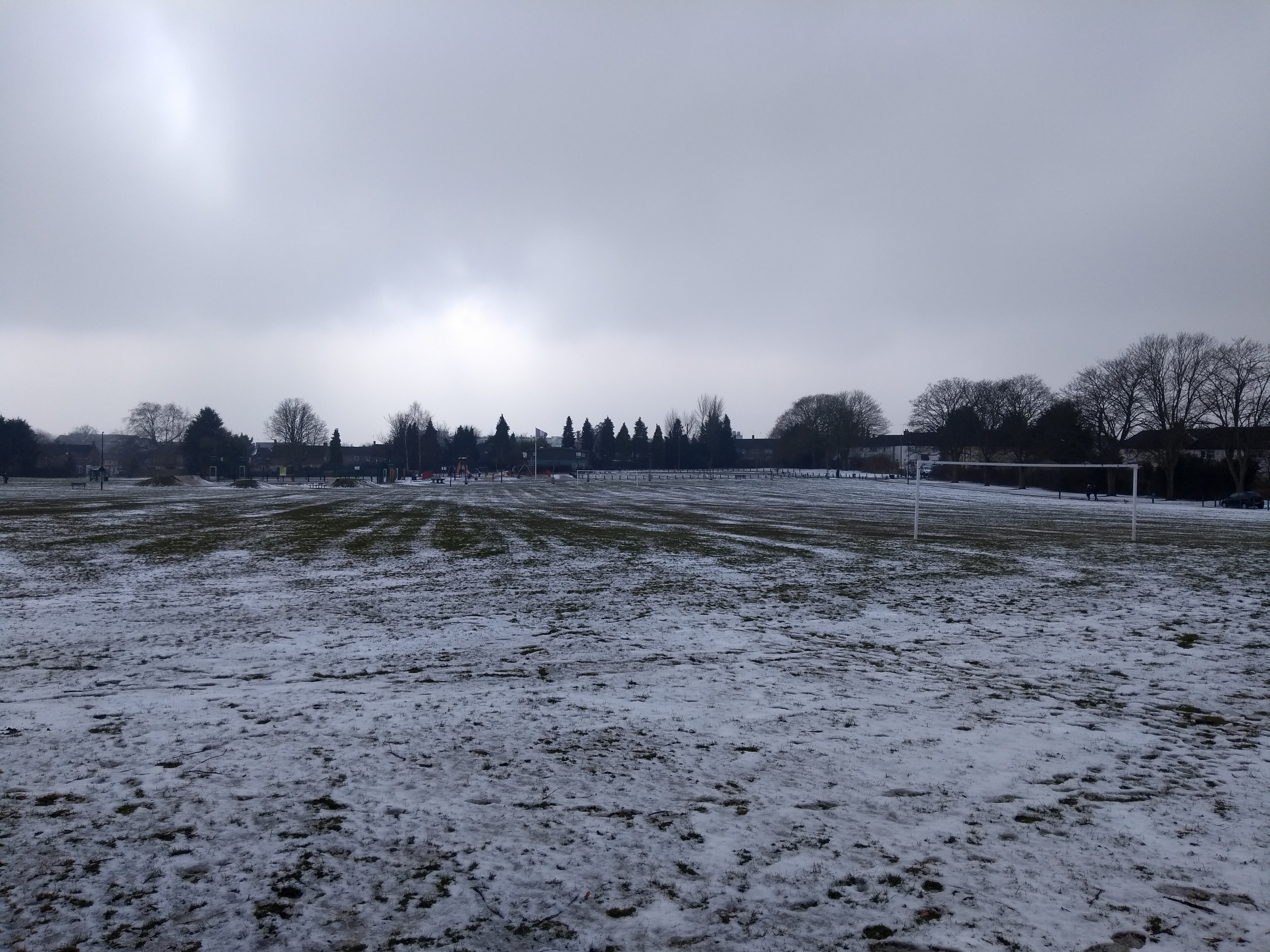 Desborough Park after the snow in March 2018