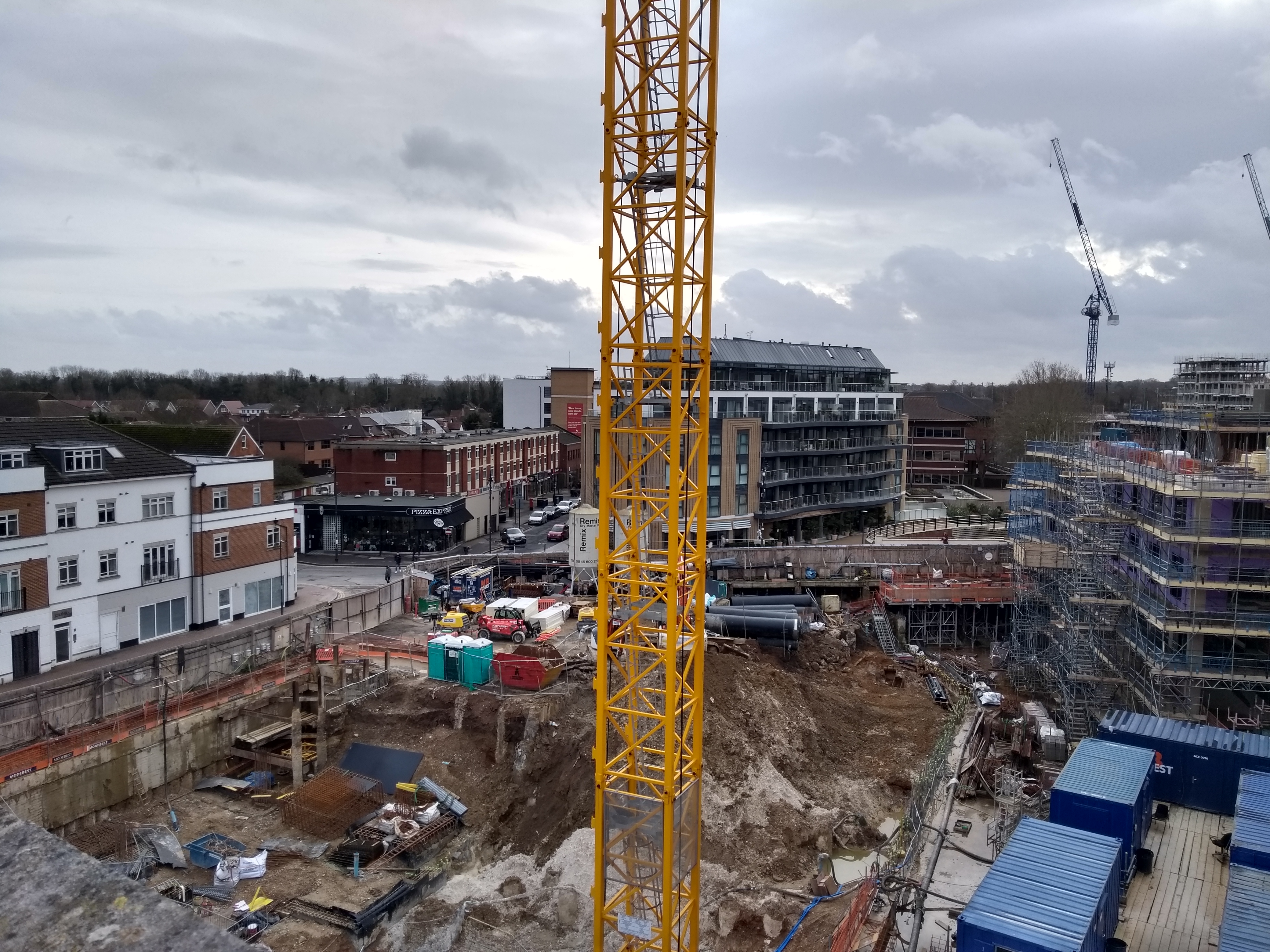 High Street re-development in Jan 2020