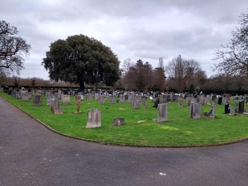 View of Braywick Cemetery from the entrance