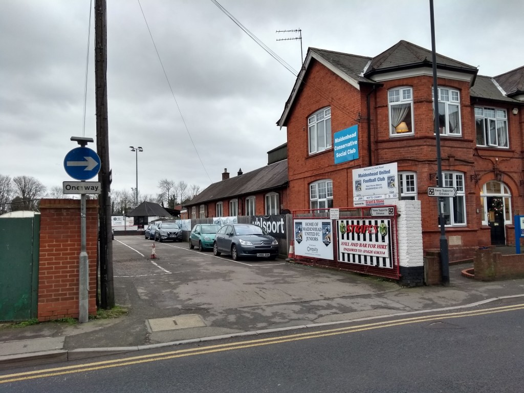Entrance to Maidenhead United FC