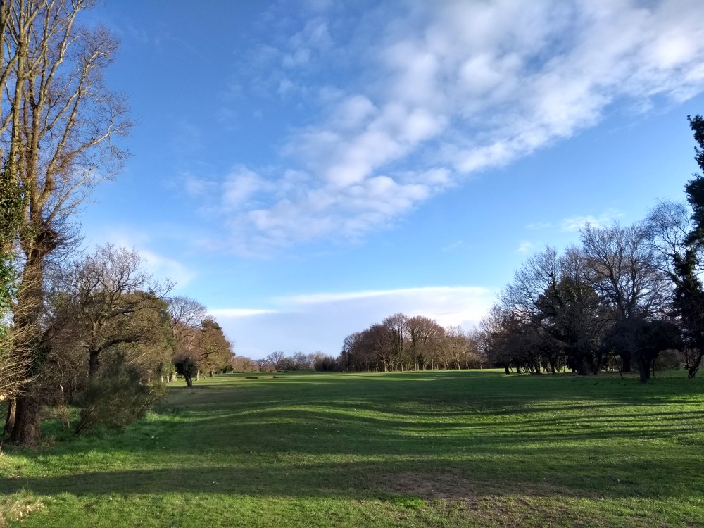 Maidenhead Golf Course looking down the fairway