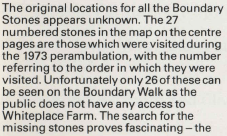 Beating the bounds around maidenhead stone locations