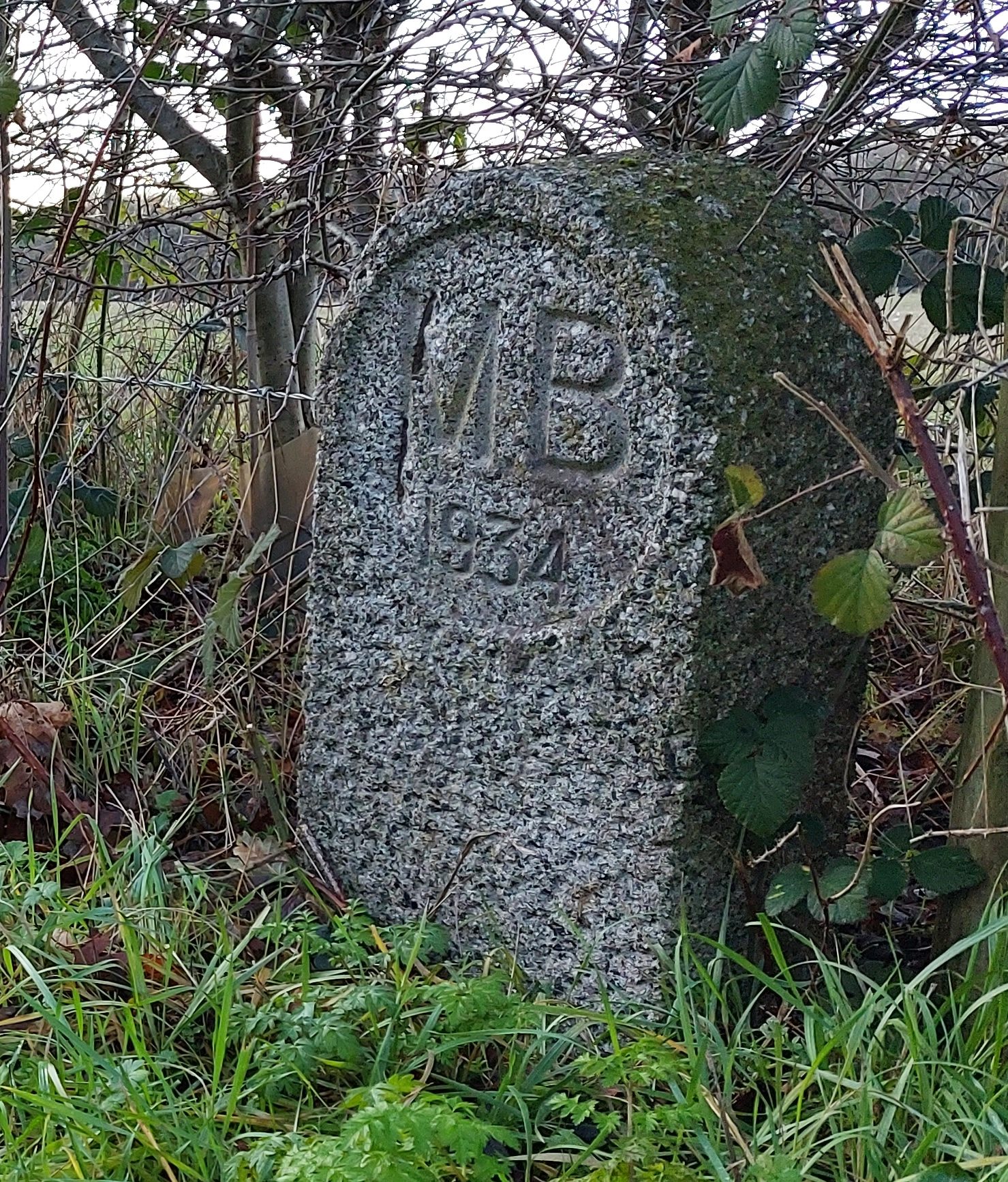 Boundary Stone MB14 Malders Lane
