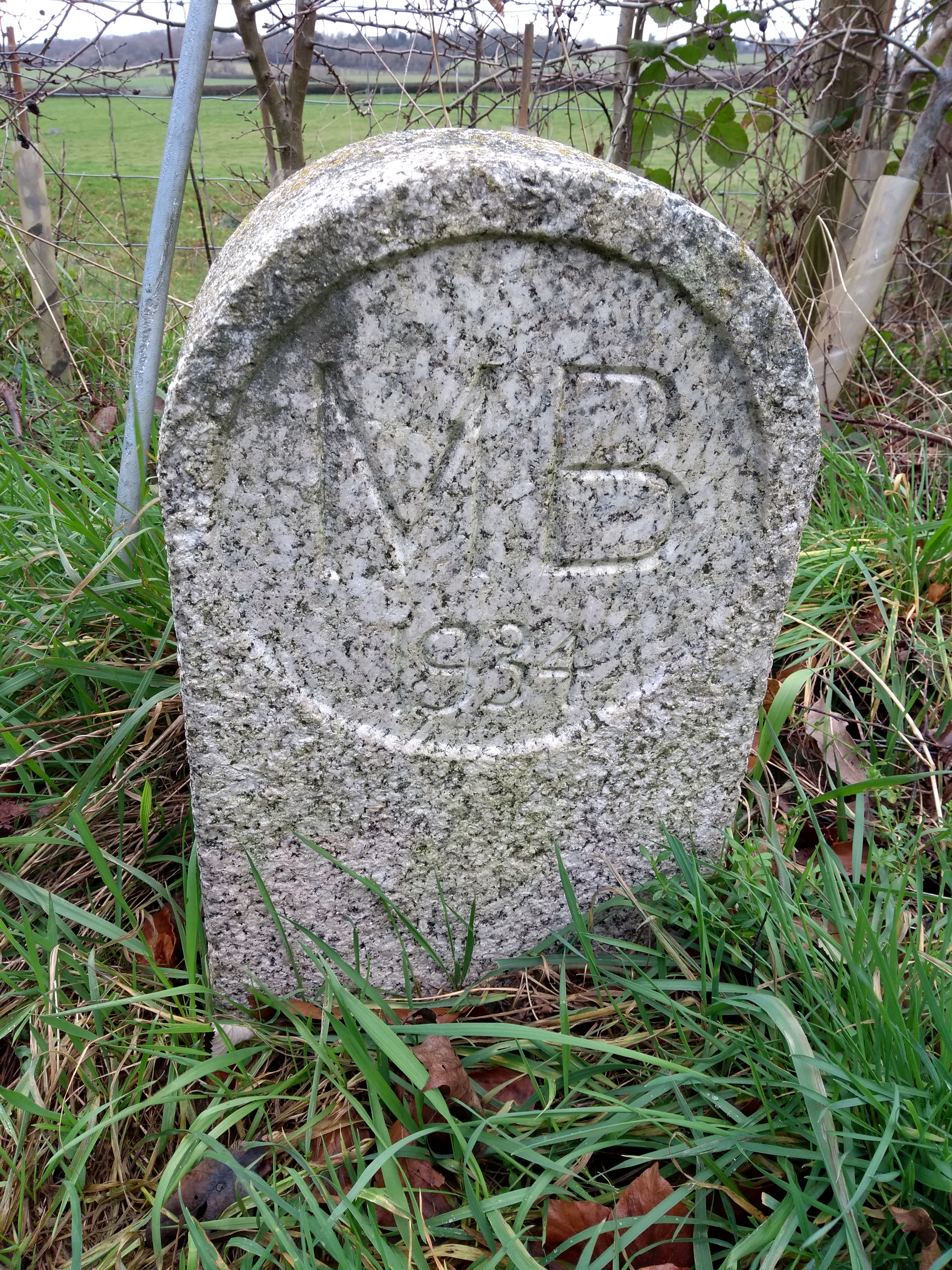 Boundary Stone MB17 Nightingale Lane